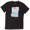 Nike Mens Graphic T-Shirt Top Small Black Cotton