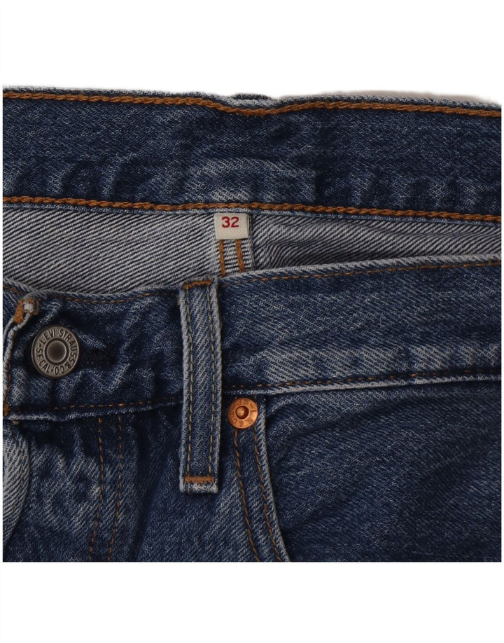 Levi's Womens Denim Skirt W32 Large Blue Cotton