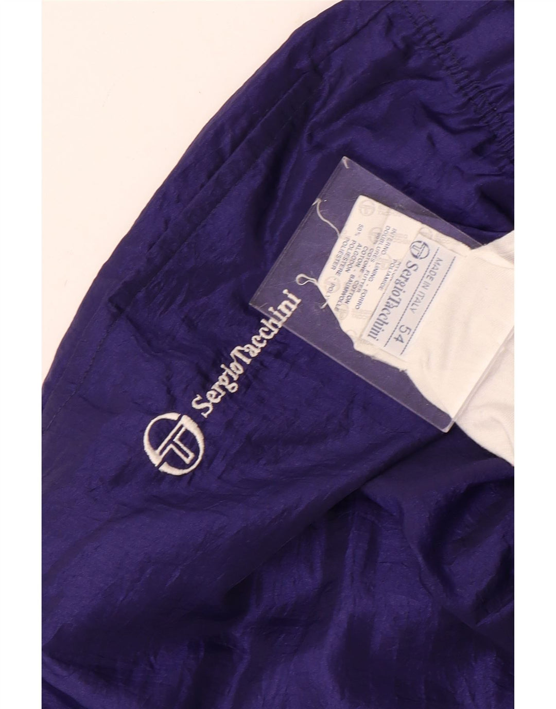 SERGIO TACCHINI Mens Tracksuit Trousers Joggers IT 54 2XL Purple Polyamide