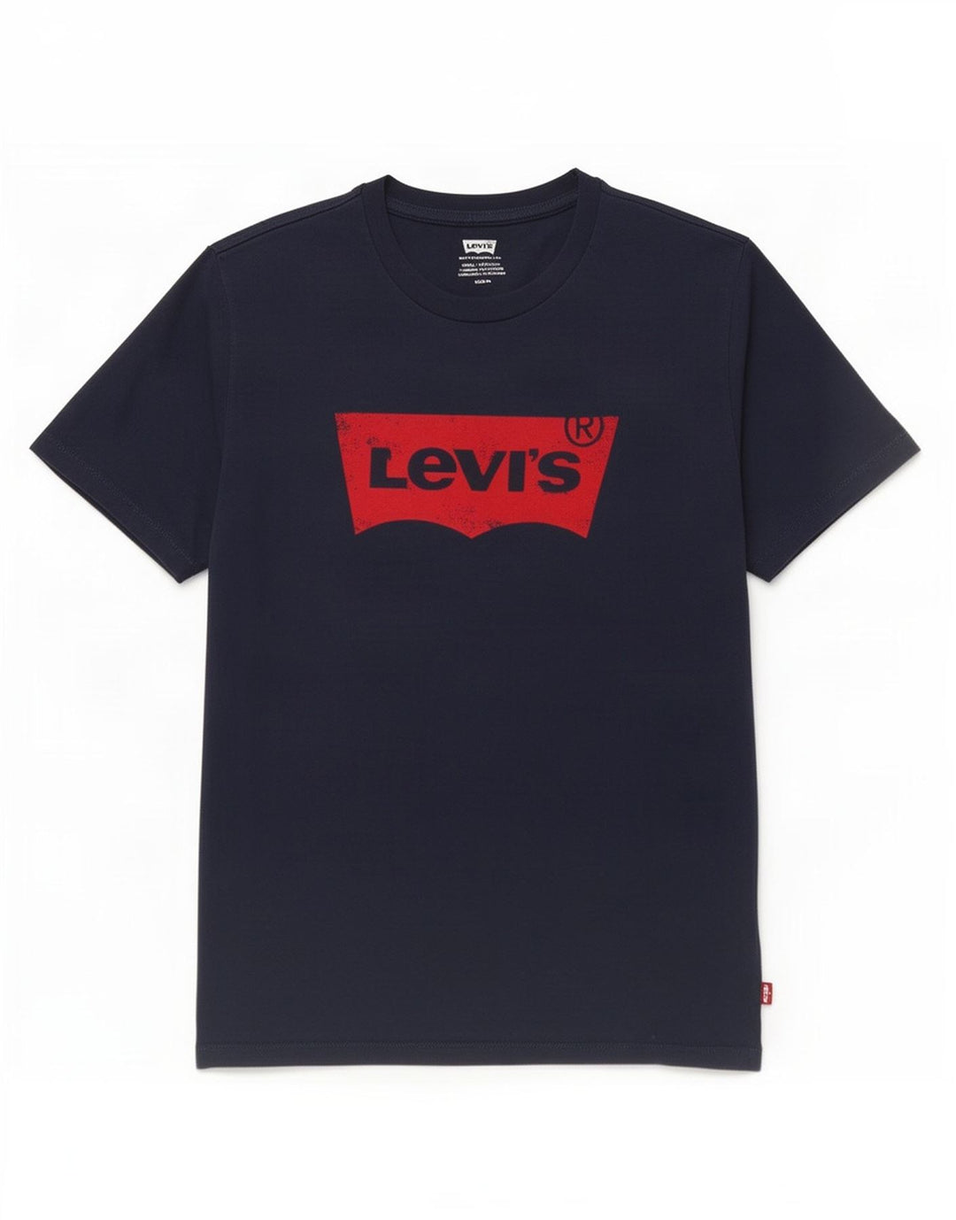 Levi's Mens Graphic T-Shirt Top Medium Navy Blue Cotton