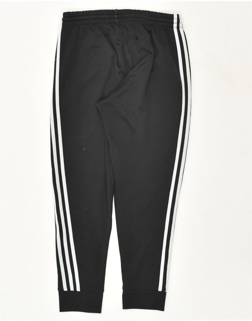 ADIDAS Womens Tracksuit Trousers Joggers UK 8 Small Black Polyester | Vintage Adidas | Thrift | Second-Hand Adidas | Used Clothing | Messina Hembry 