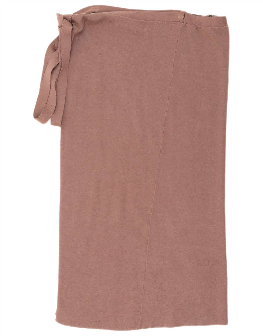 Zara Womens Knit Wrap Skirt Medium W28 Brown Viscose