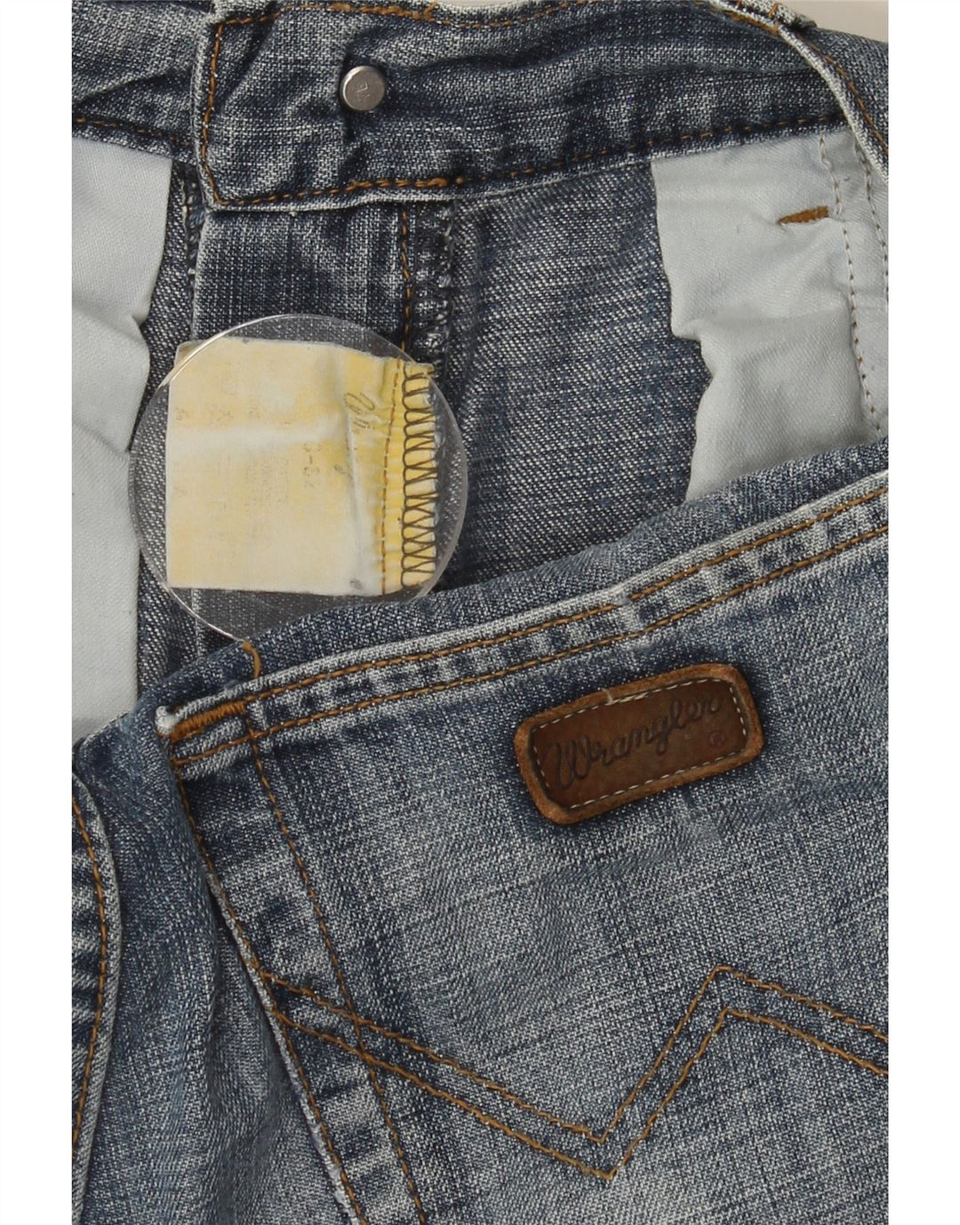 WRANGLER Mens Straight Jeans W30 L32 Blue Cotton Vintage Wrangler and Second-Hand Wrangler from Messina Hembry 