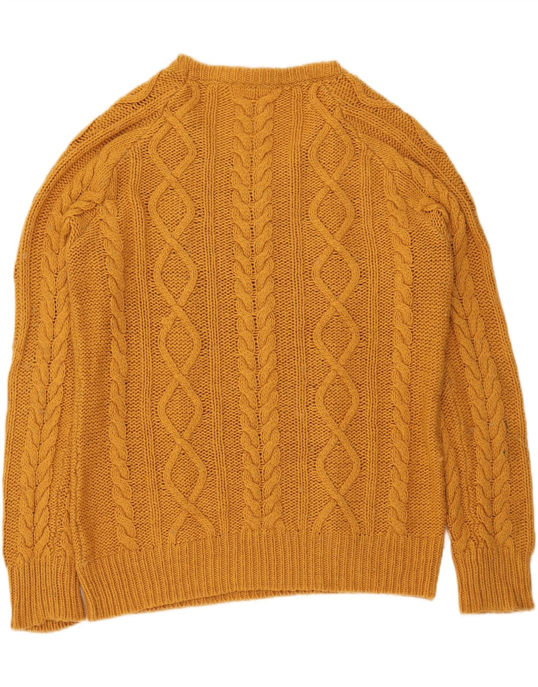 ANIMAL Womens Oversized Crew Neck Jumper Sweater UK 16 Large  Yellow Vintage Animal and Second-Hand Animal from Messina Hembry 