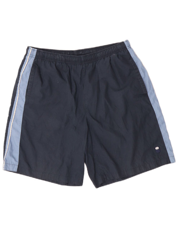 Nike Mens Sport Shorts XL  Navy Blue Colourblock Polyester