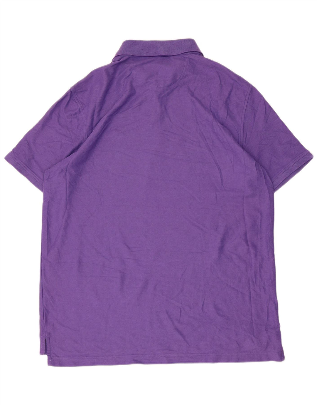 IZOD Mens Polo Shirt XL Purple Cotton