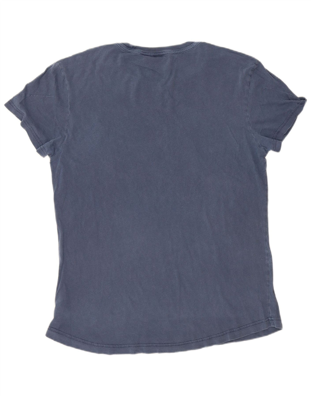 G-Star Mens T-Shirt Top Medium Blue Cotton