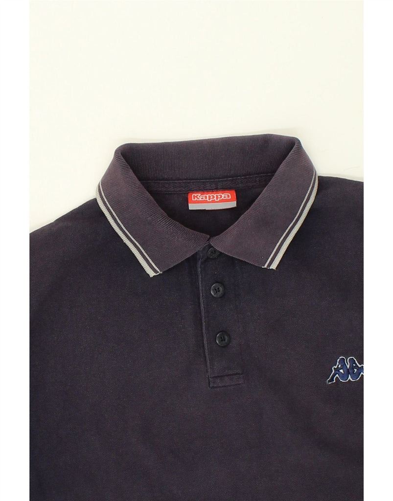 KAPPA Mens Polo Shirt Medium Navy Blue Vintage Kappa and Second-Hand Kappa from Messina Hembry 