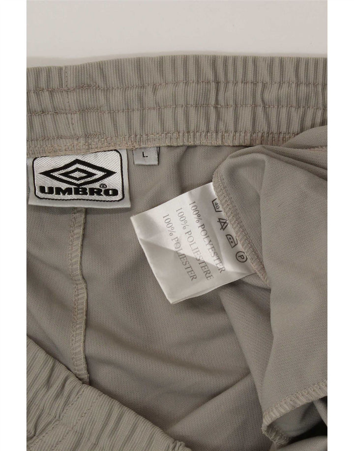 Umbro Mens Tracksuit Trousers Large  Beige Polyester