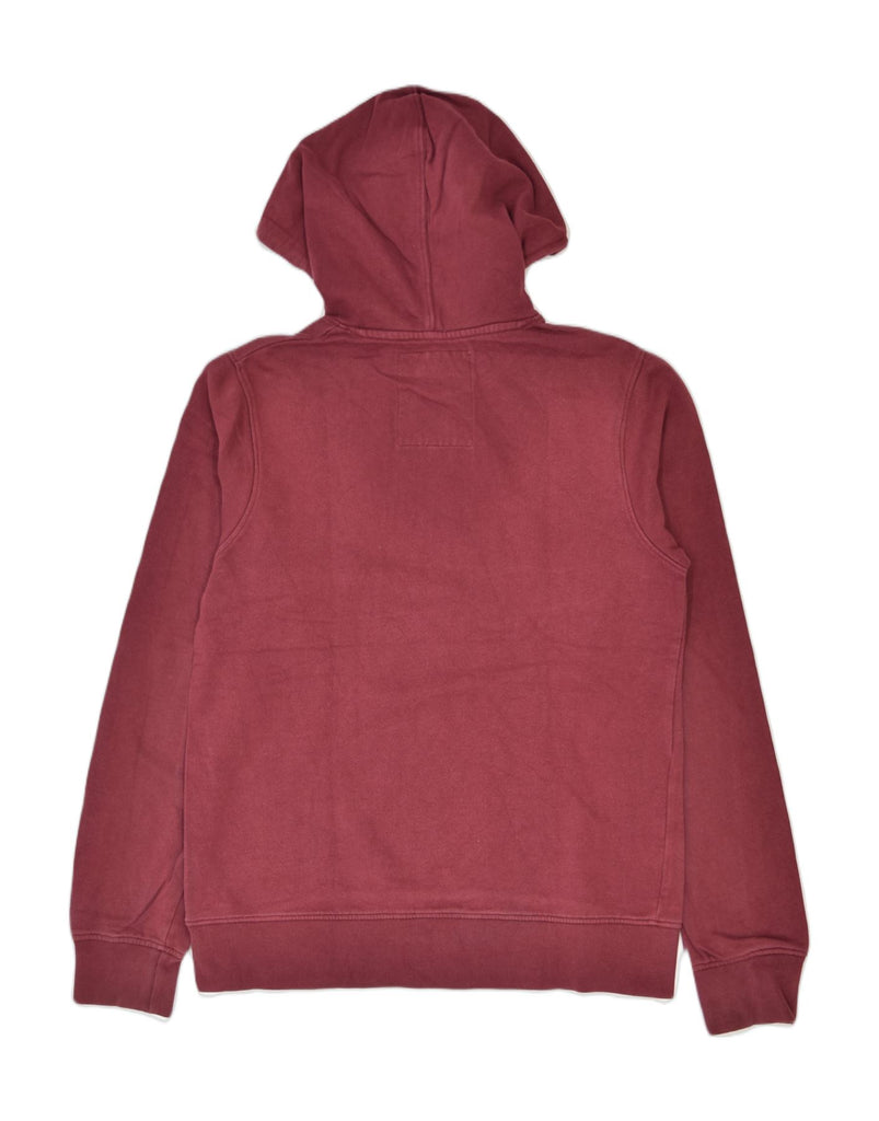 JACK & JONES Mens Graphic Hoodie Jumper Small Maroon Cotton | Vintage | Thrift | Second-Hand | Used Clothing | Messina Hembry 