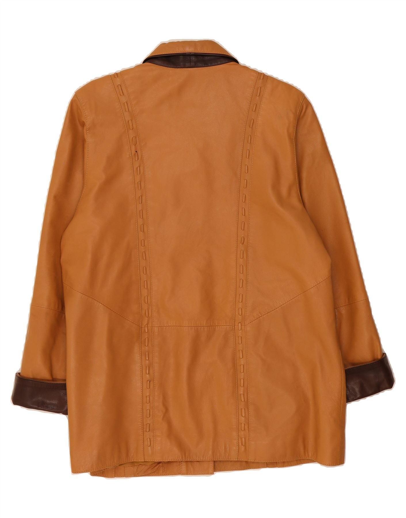 HIDEPARK Womens Leather Jacket UK 16 Large Brown Leather – Messina