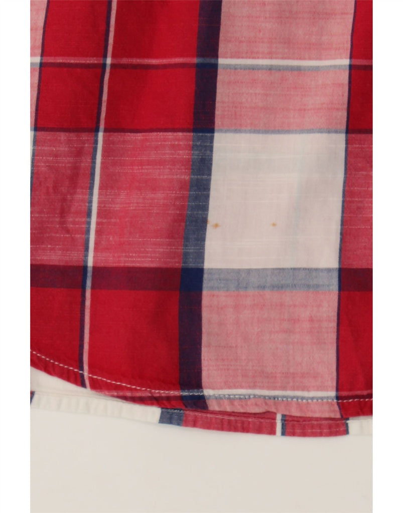 WRANGLER Mens Short Sleeve Shirt 2XL Red Check Cotton Vintage Wrangler and Second-Hand Wrangler from Messina Hembry 