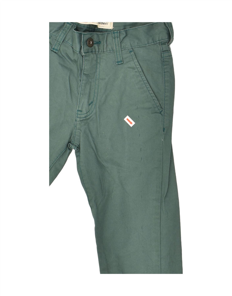 LEVI'S Boys 510 Skinny Chino Trousers 9-10 Years W25 L25  Green Cotton | Vintage Levi's | Thrift | Second-Hand Levi's | Used Clothing | Messina Hembry 