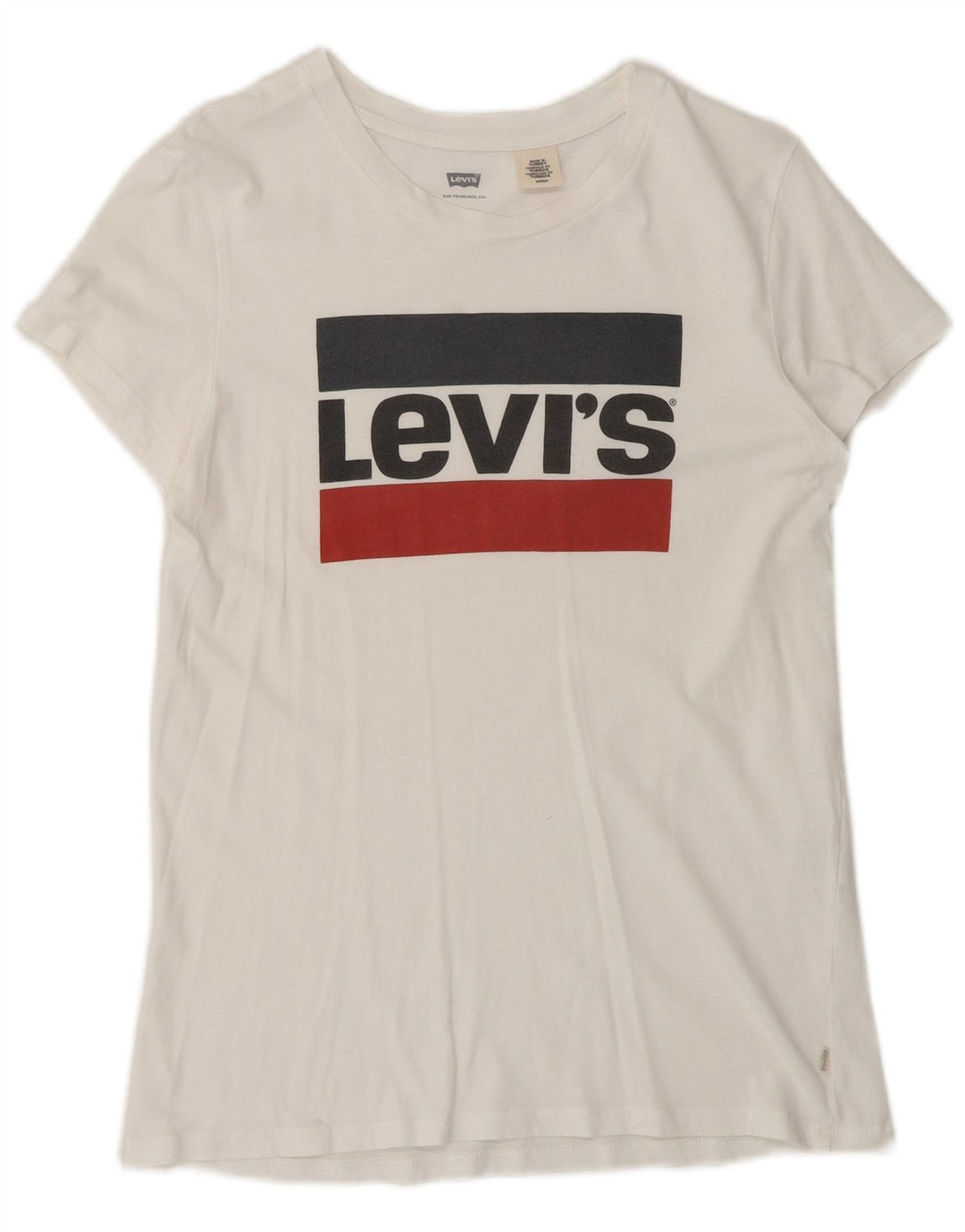 Levi's Mens Graphic T-Shirt Top Small White