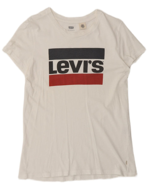Levi's Mens Graphic T-Shirt Top Small White
