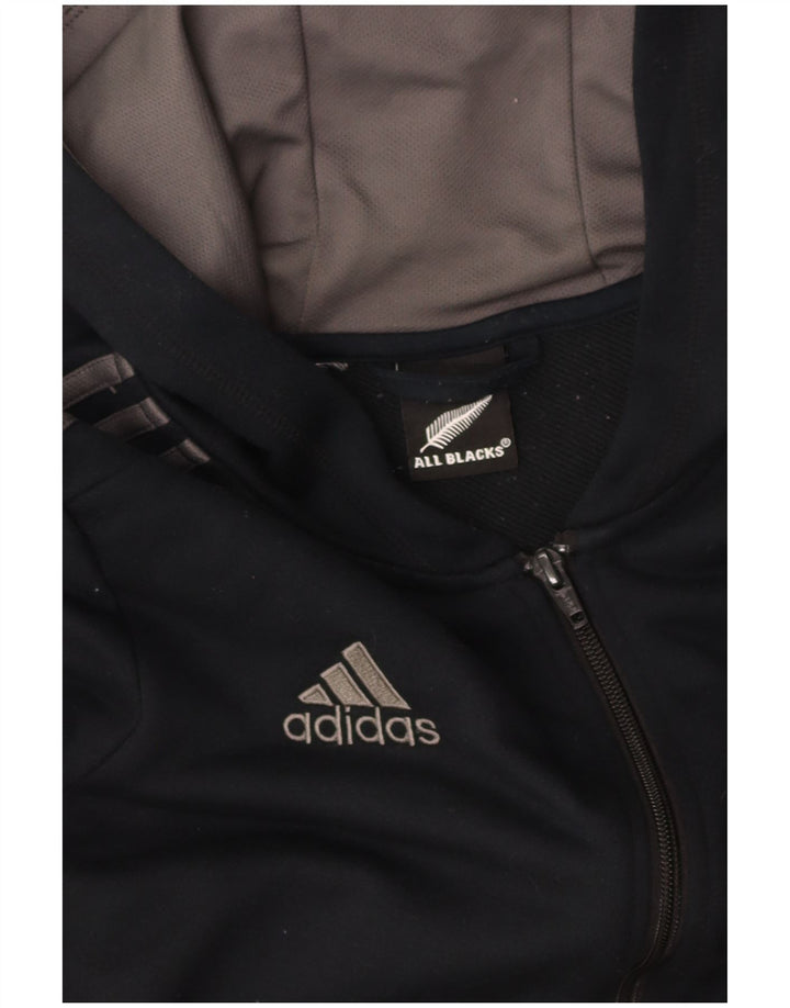 ADIDAS Mens Climalite Zip Hoodie Sweater Medium Black