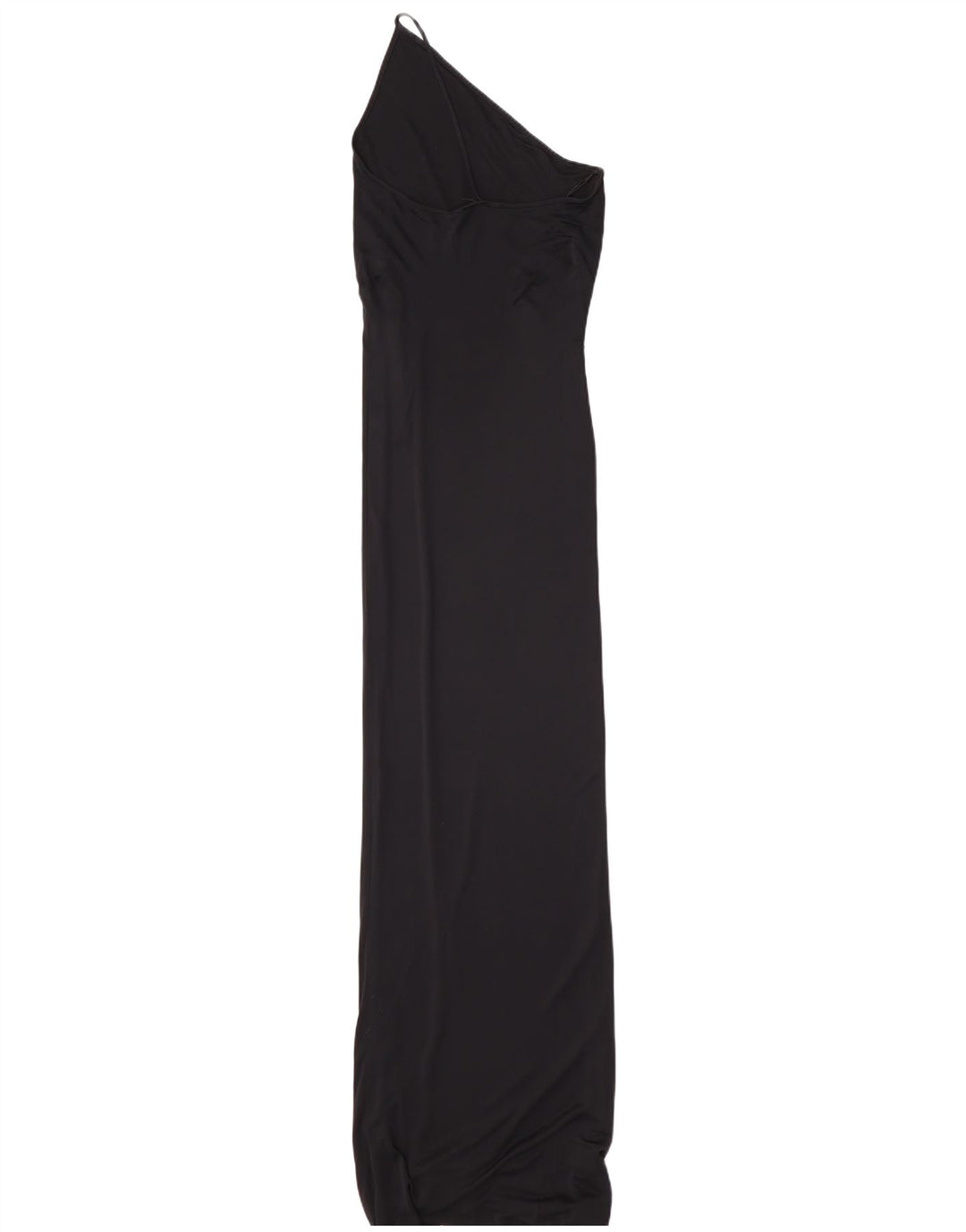 Exte Womens Maxi One Shoulder Dress IT 44 Medium Black Viscose