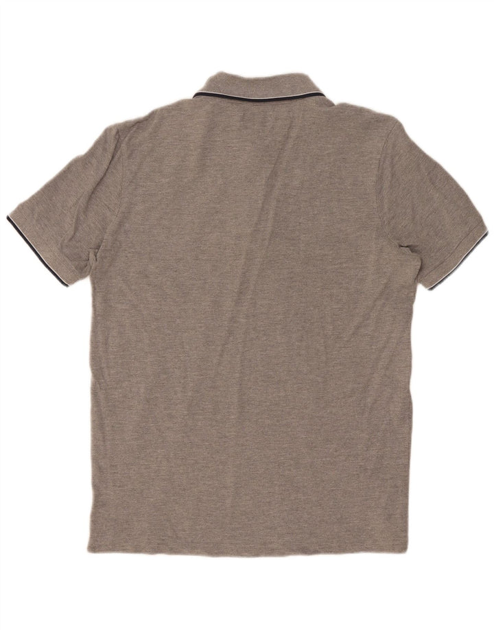 Kappa Mens Polo Shirt Large Grey Flecked