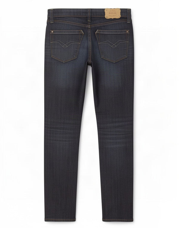 Replay Womens Slim Jeans W25 L30 Navy Blue Cotton