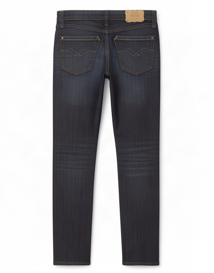 Replay Womens Slim Jeans W25 L30 Navy Blue Cotton