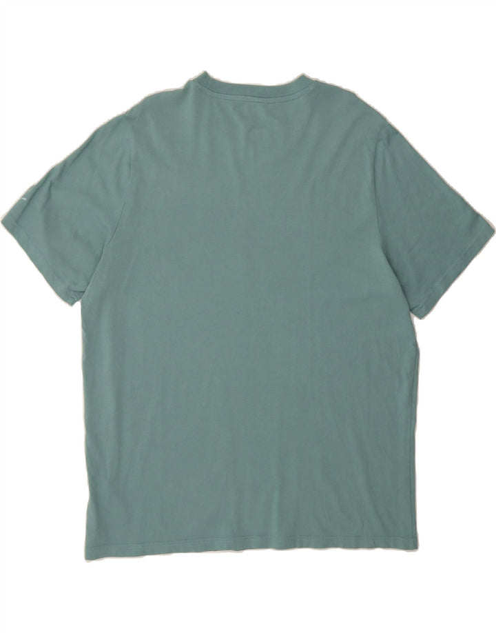 PUMA Mens Graphic T-Shirt Top XL Blue Cotton Vintage Puma and Second-Hand Puma from Messina Hembry 