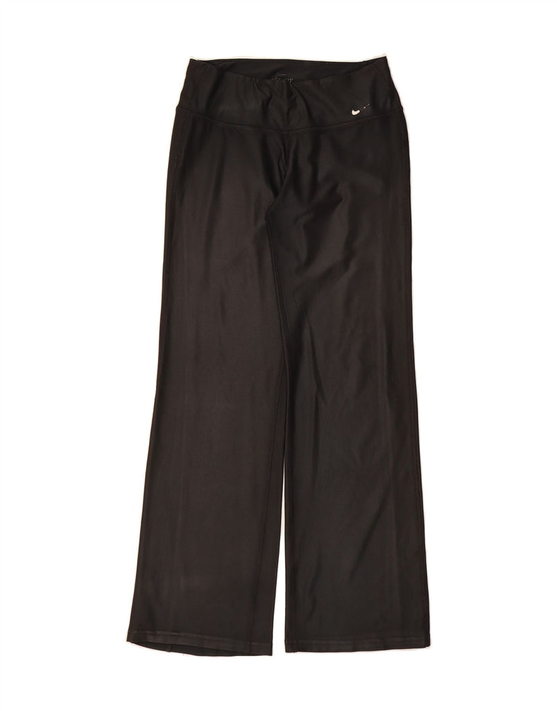 NIKE Womens Dri Fit Tracksuit Trousers UK 10 Small  Black Polyester Vintage Nike and Second-Hand Nike from Messina Hembry 