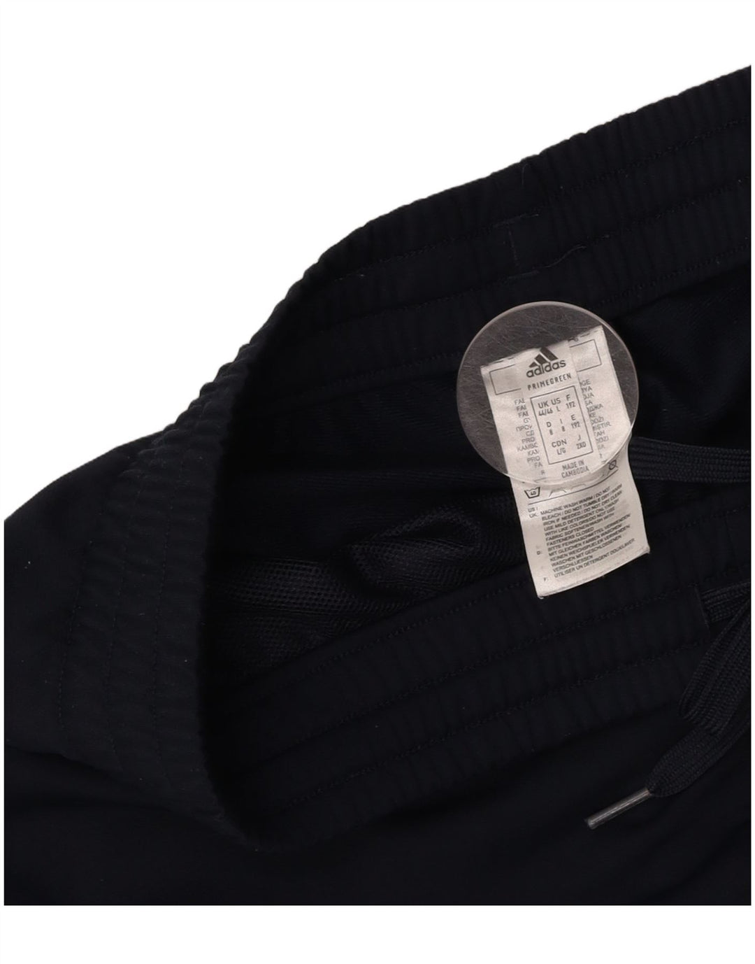 ADIDAS Mens Primegreen Tracksuit Trousers Joggers UK 44/46 Large Navy Blue