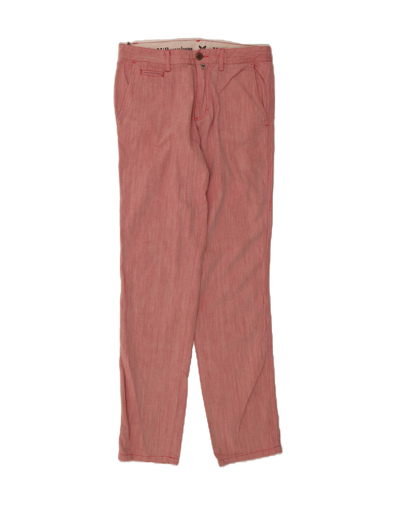 AVIREX Mens Tapered Chino Trousers W32 L34 Pink Cotton Vintage Avirex and Second-Hand Avirex from Messina Hembry 