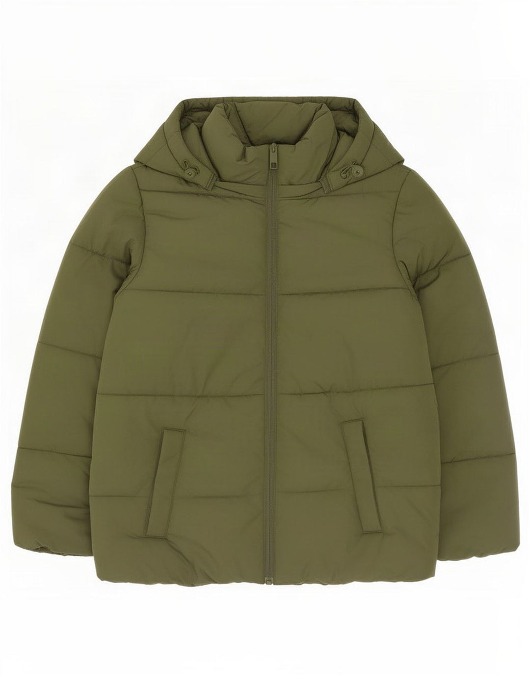 Marks & Spencer Womens Hooded Oversized Padded Jacket UK 10 Small Green