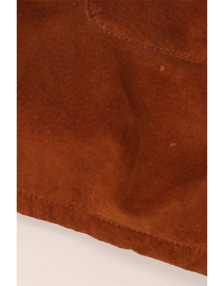 Pascucci Womens Suede Overcoat EU 44 XL Brown