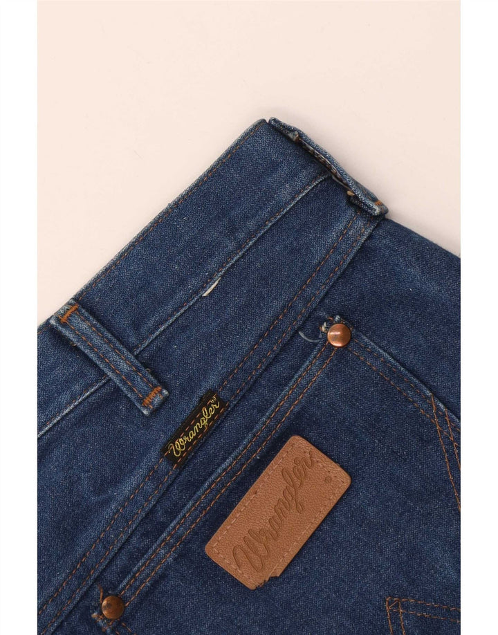 Wrangler Mens Cropped Straight Jeans W44 L26 Blue