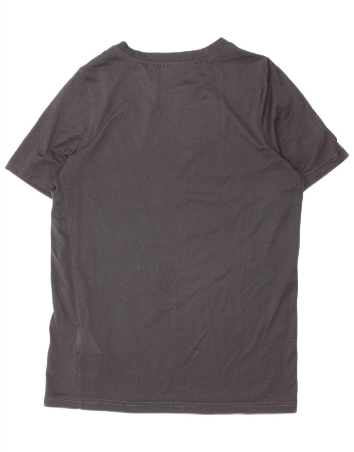 Nike Boys Dri Fit Graphic T-Shirt Top 10-11 Years Medium Black Polyester