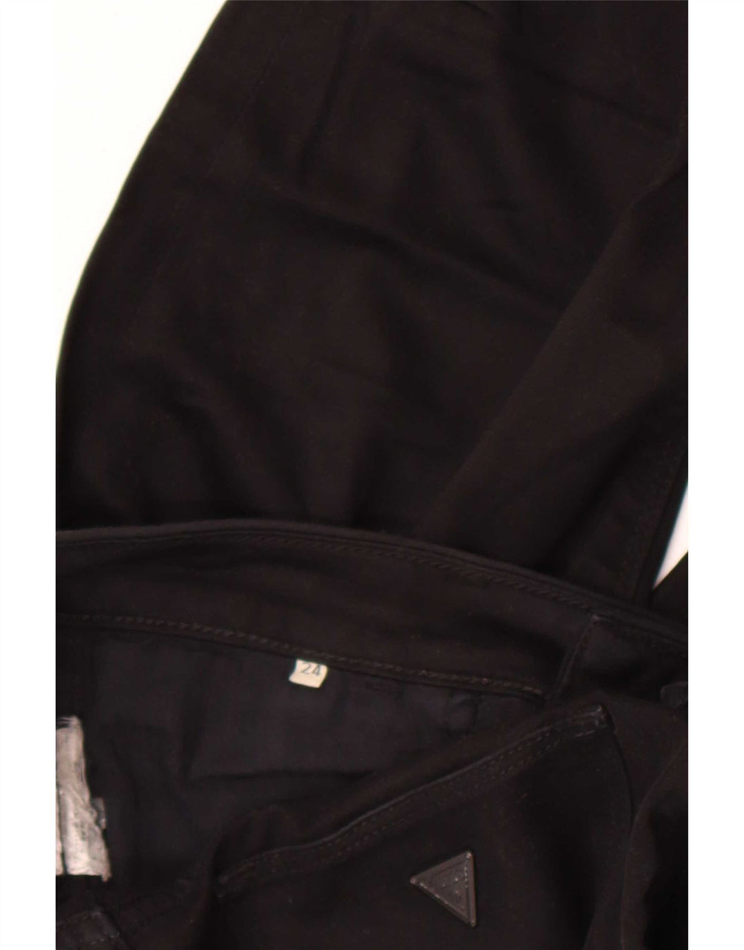 Guess Womens Super Low Skinny Jeans W24 L27 Black