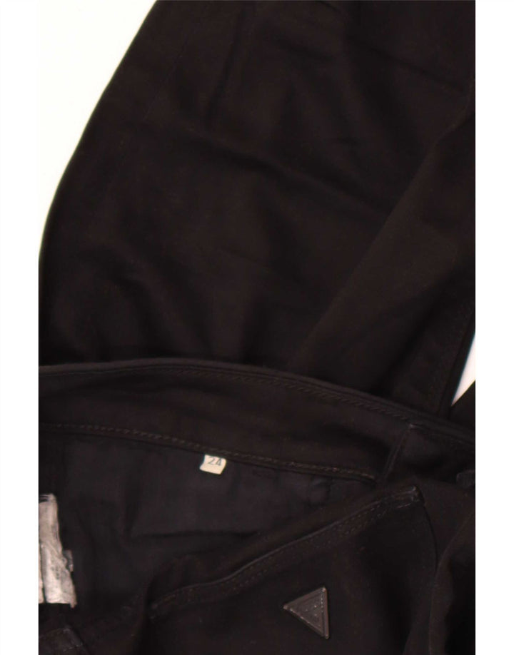 Guess Womens Super Low Skinny Jeans W24 L27 Black