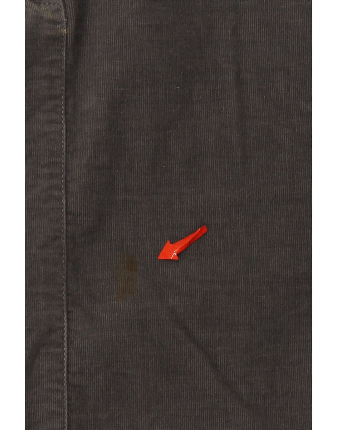 Benetton Womens Mini Corduroy Skirt IT 42 Medium W30 Grey Cotton