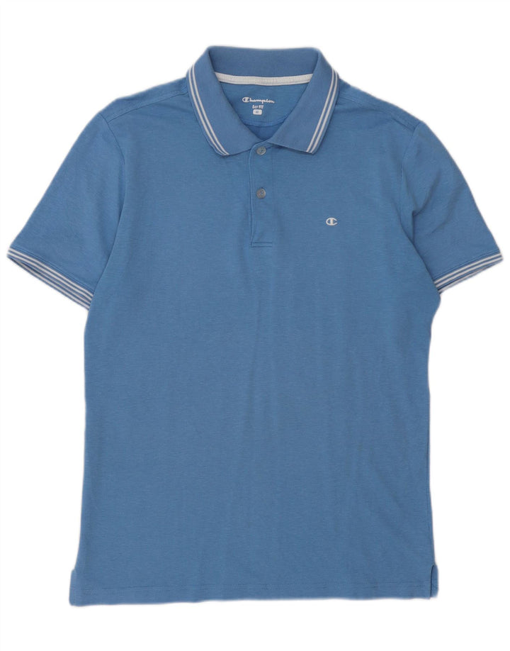 Champion Mens Easy Fit Polo Shirt Medium Blue