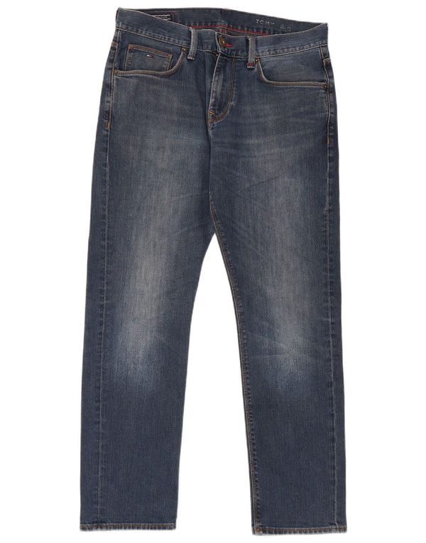 Tommy Hilfiger Mens Slim Jeans W31 L30 Blue Cotton