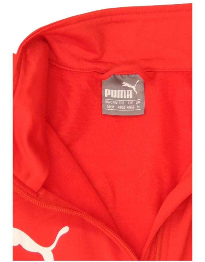 Puma Mens AC Milan Graphic Tracksuit Top Jacket Medium Red