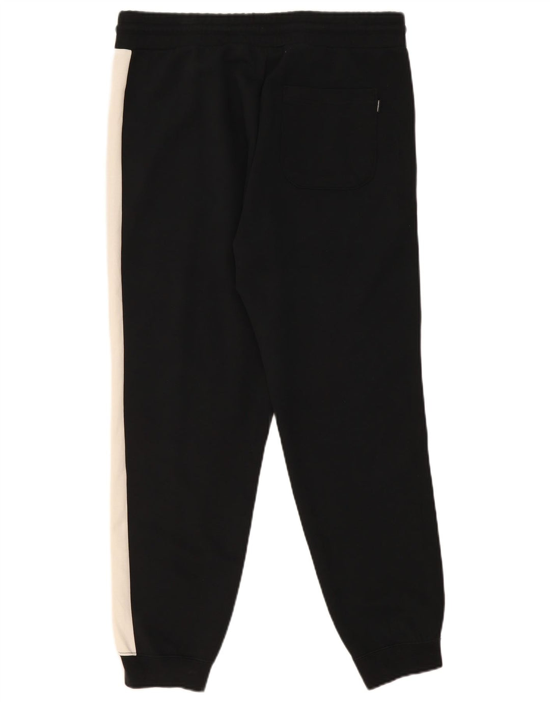 Converse Mens Tracksuit Trousers Joggers Medium Black Colourblock Polyester