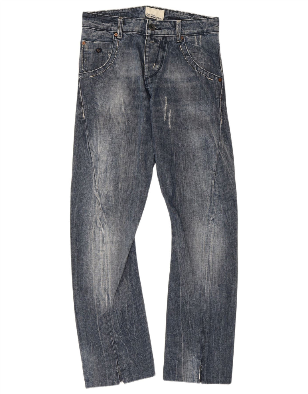 ENERGIE Womens Banana Slim Jeans W30 L30 Blue Cotton