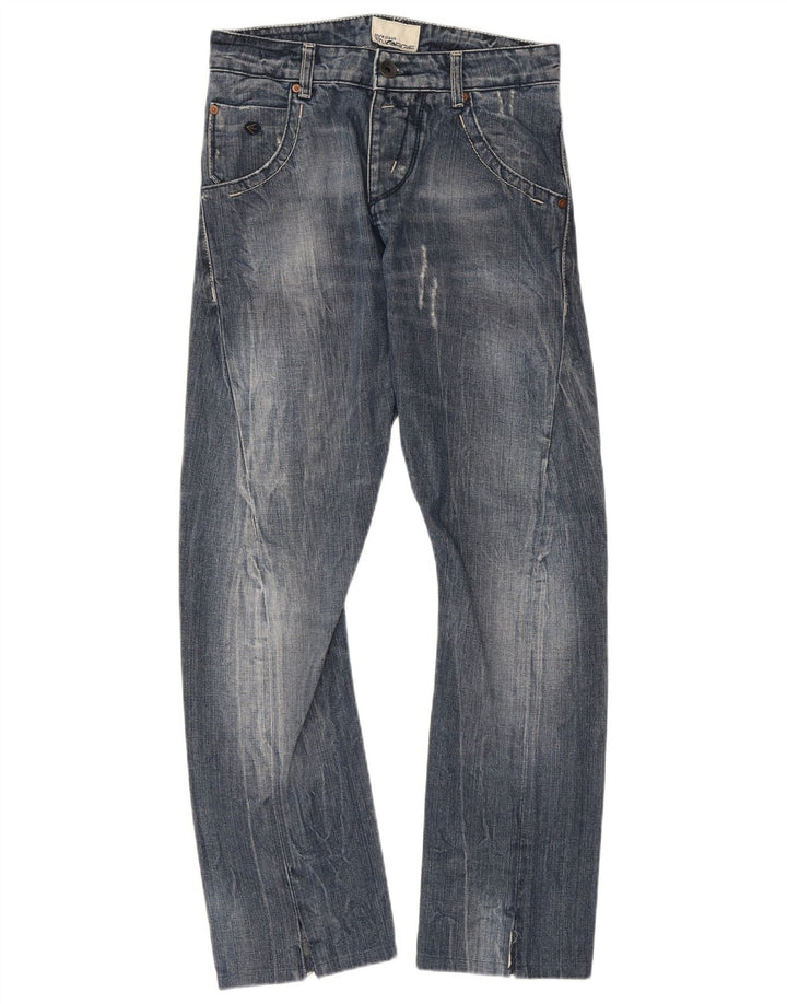 ENERGIE Womens Banana Slim Jeans W30 L30 Blue Cotton