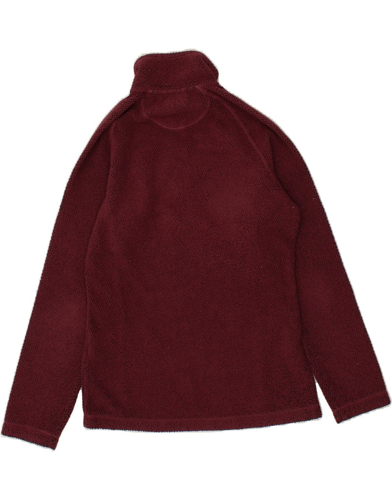 CRAGHOPPERS Womens Zip Neck Sweatshirt Jumper UK 8 Small Burgundy | Vintage CRAGHOPPERS | Thrift | Second-Hand CRAGHOPPERS | Used Clothing | Messina Hembry 