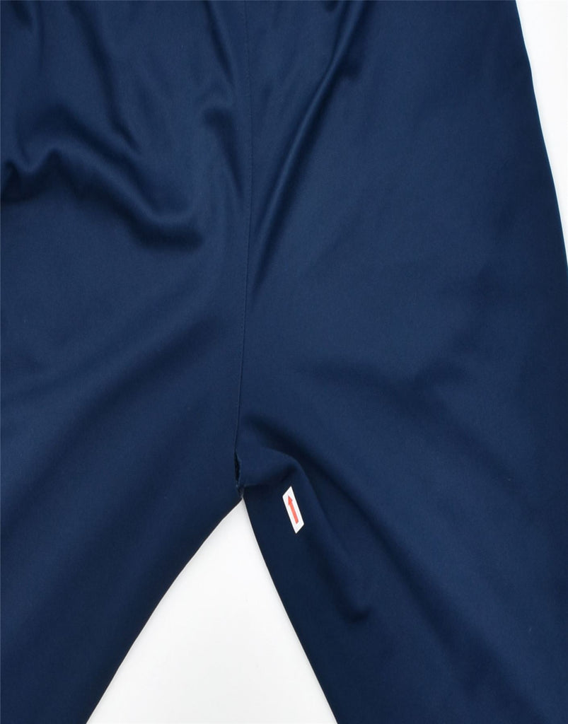 ADIDAS Womens Slim Tracksuit Trousers UK 12 Medium Blue Polyester | Vintage | Thrift | Second-Hand | Used Clothing | Messina Hembry 