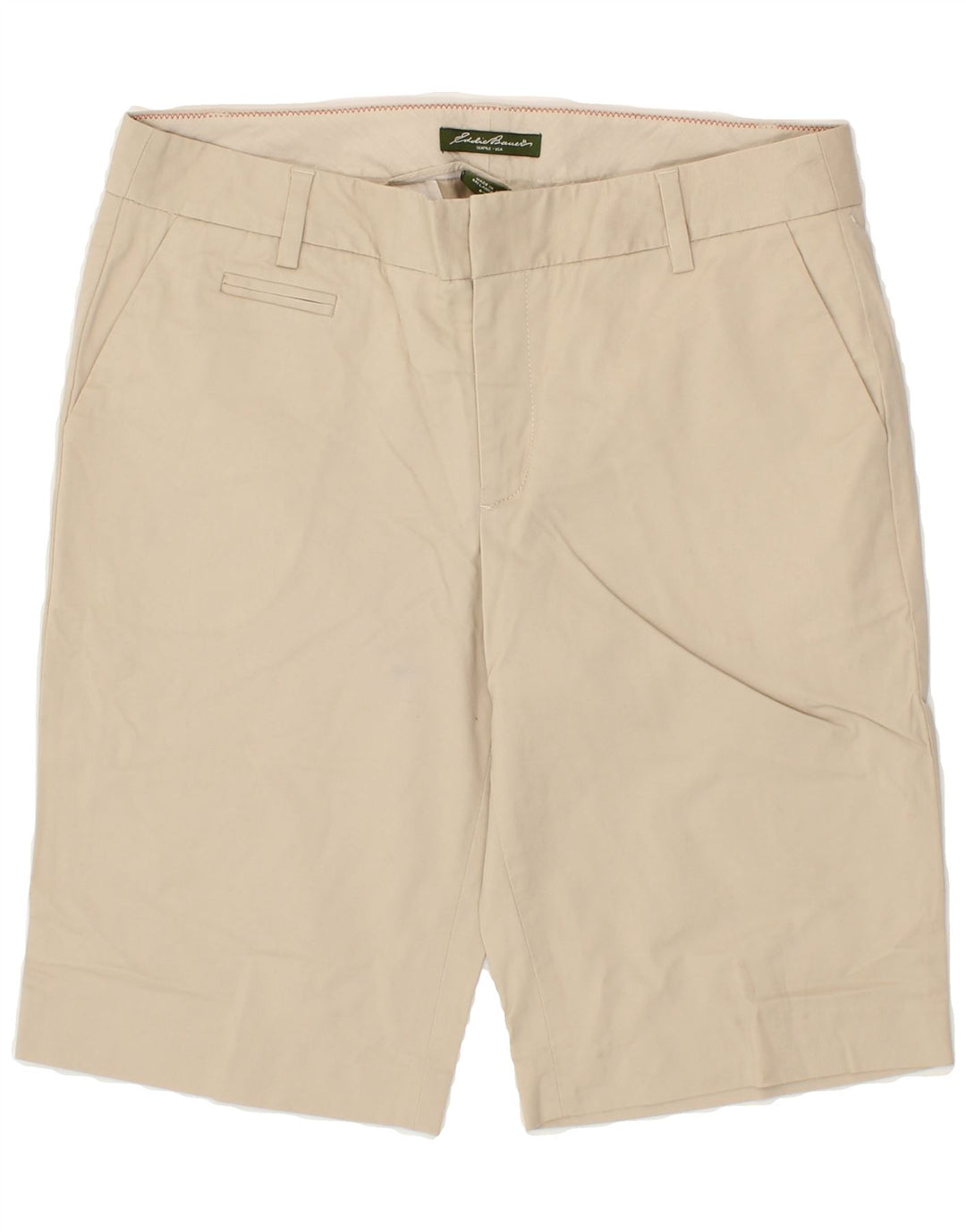 EDDIE BAUER Womens Bermuda Shorts US 8 Medium W33 Beige Cotton Vintage Eddie Bauer and Second-Hand Eddie Bauer from Messina Hembry 