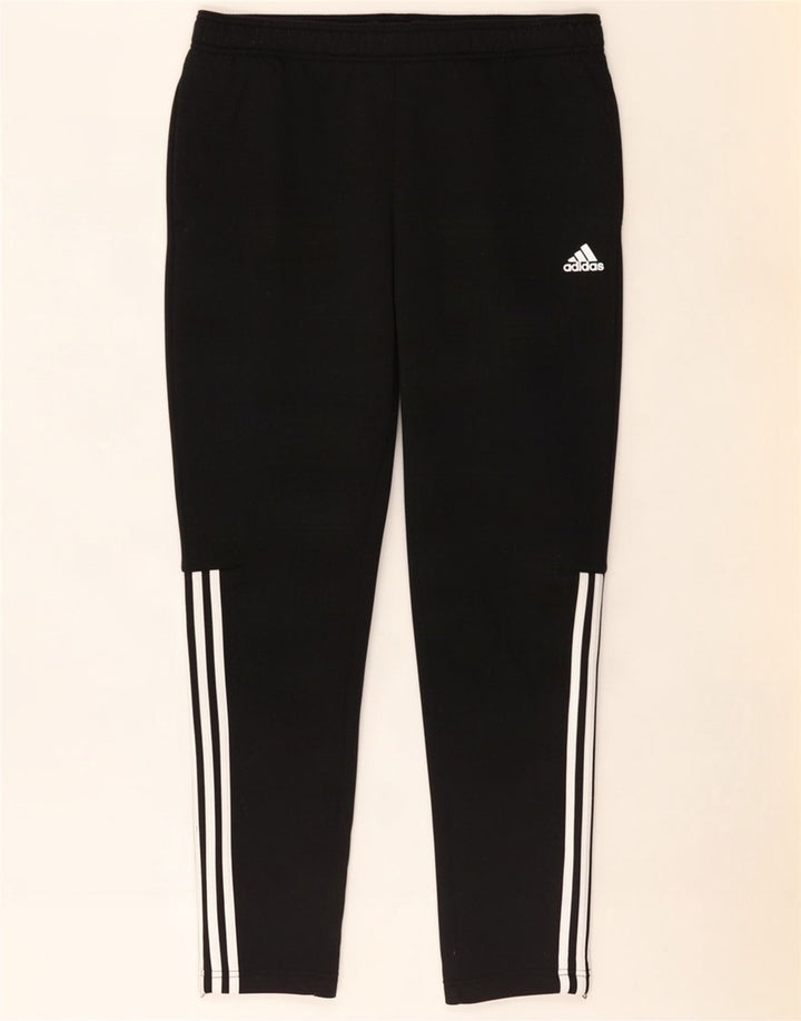 Adidas Mens Tracksuit Trousers Large Black Polyester