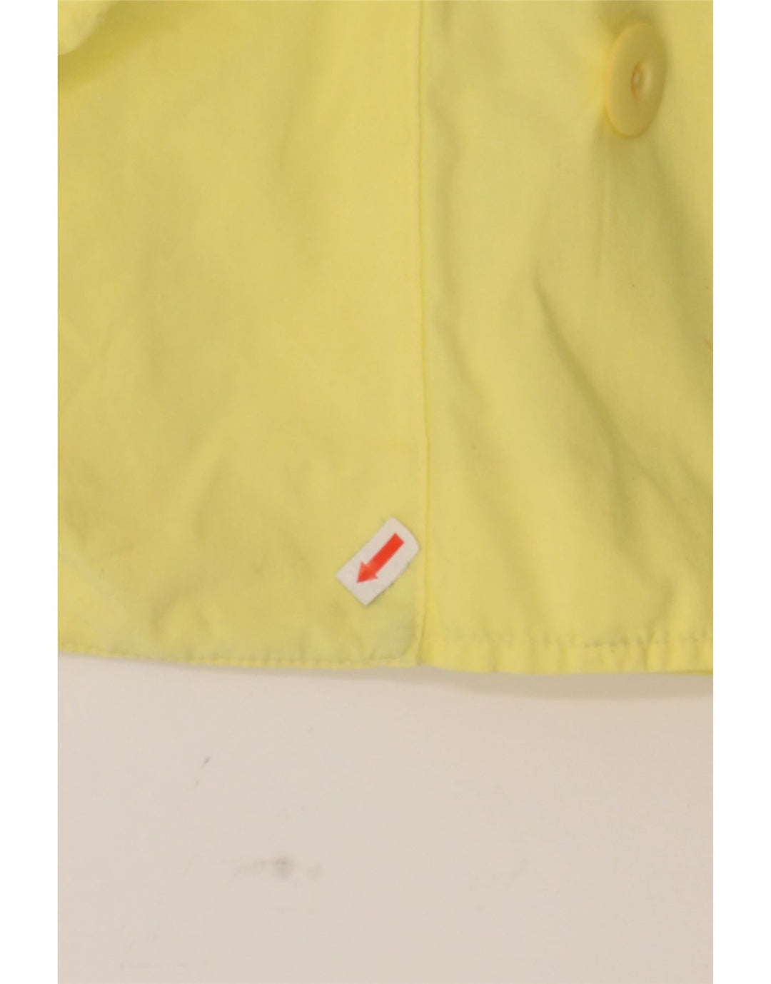 STEFANEL Womens Longline Double Breasted Blazer Jacket UK 14 Medium Yellow Vintage Stefanel and Second-Hand Stefanel from Messina Hembry 