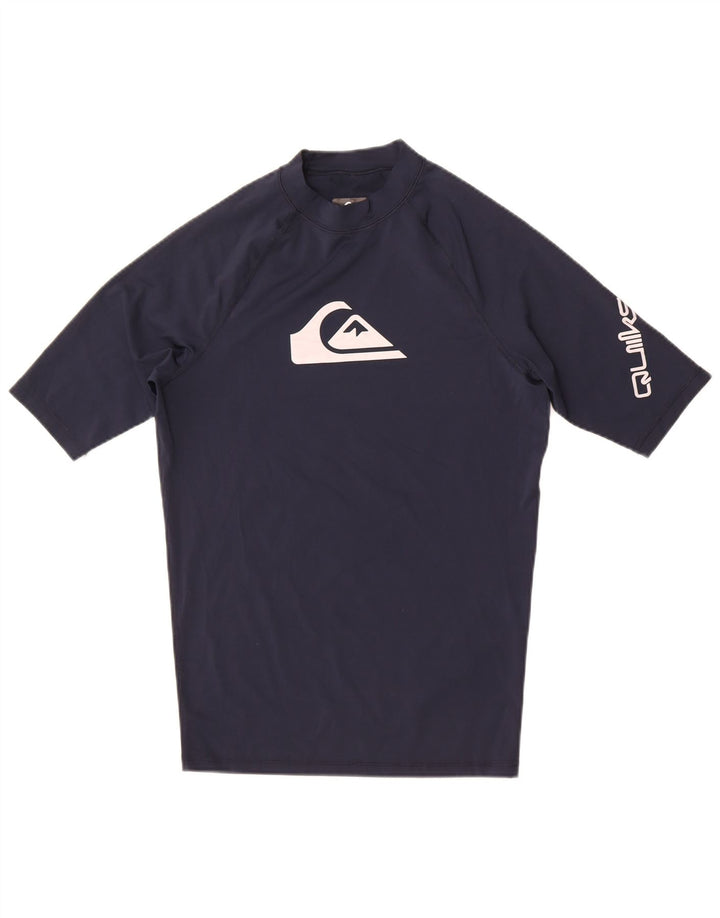 Quiksilver Mens Graphic T-Shirt Top Medium Navy Blue