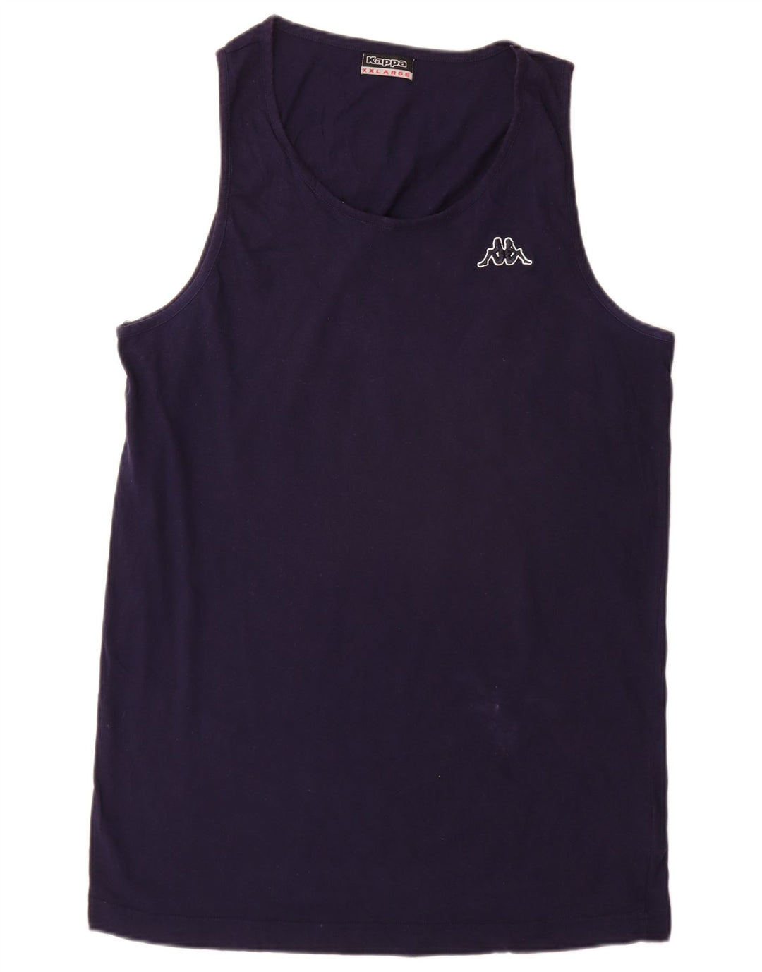 Kappa Mens Vest Top 2XL Navy Blue Cotton