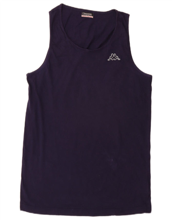 Kappa Mens Vest Top 2XL Navy Blue Cotton