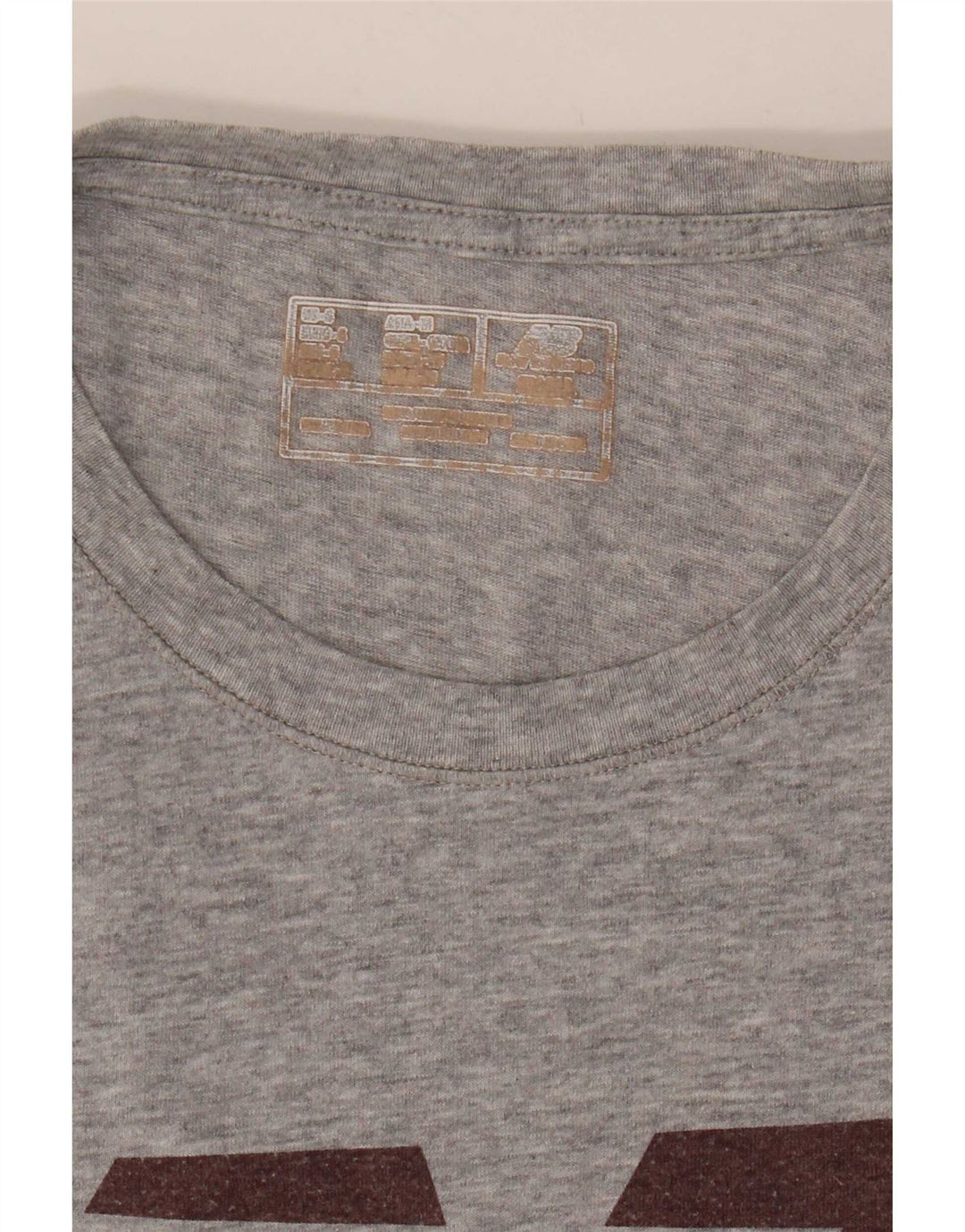 New Balance Mens Graphic T-Shirt Top Small Grey